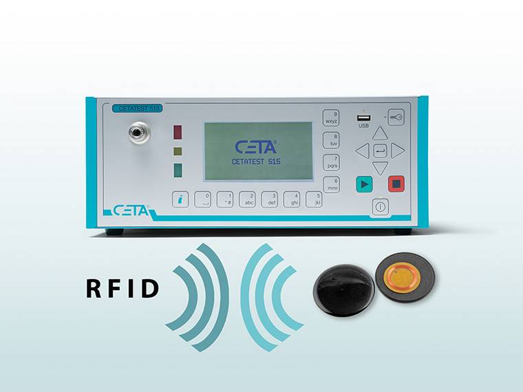 CETA Testsysteme GmbH is testing the leak tightness of RFID transponders in the production process
